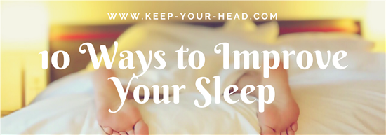 Ways to Sleep Better Blog Banner
